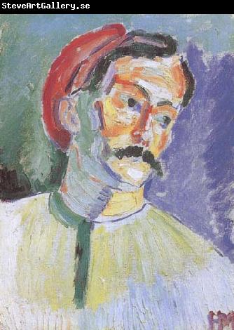 Henri Matisse Portrait of Andre Derain (mk35)